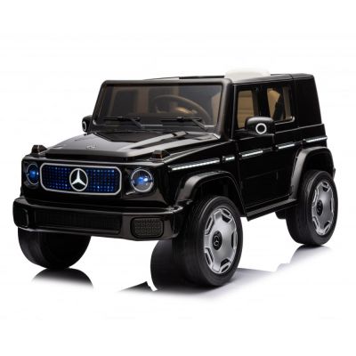 Masinuta electrica pentru copii, Mercedes EQG 140W 12V 9Ah, Premium, culoare Neagra