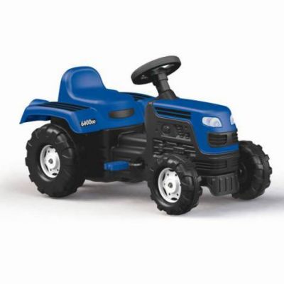 Tractor cu pedale copii, albastru, 3 ani+, Dolu 8045