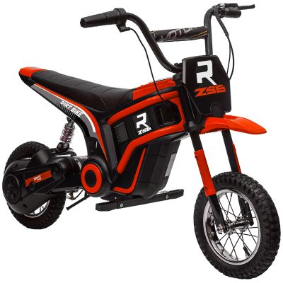 HOMCOM Motocicletă Electrică pentru Copii cu Accelerație Manuală și 2 Viteze, 119x64x76,5 cm, Roșu | Aosom Romania