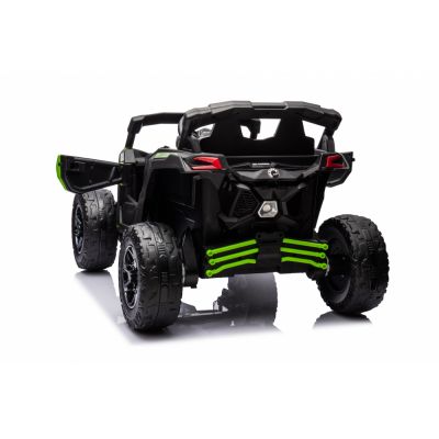 Masinuta electrica 12V cu telecomanda 2.4G Can Am Marverick UTV Green