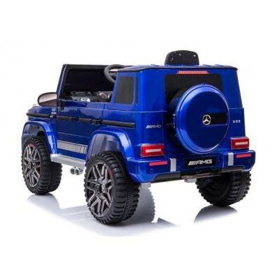 Masinuta electrica cu echipare Premium Mercedes G63 AMG Blue Painting