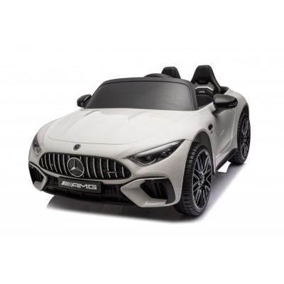 Masinuta electrica pentru copii 2-7 ani Mercedes SL63, 160W, 12V 10Ah, PREMIUM, culoare alba