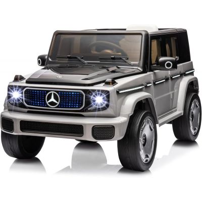 Masinuta electrica pentru copii, Mercedes EQG 140W 12V 9Ah, Premium, culoare Gri