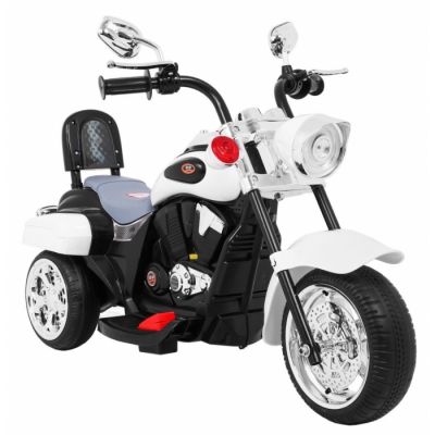 Motocicleta electrica Chopper NightBike TR1501 92x34x63 cm alb