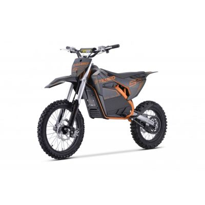 Motocicleta electrica E-Dirtbike Tyranno 2000W 17 14 72V 30Ah Lithiu ION, culoare portocalie