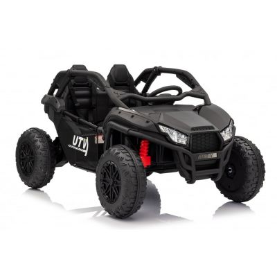 UTV electric pentru 2 copii, Kinderauto Dune-Buggy SPORT, putere 800W, 24V 10Ah, premium, negru