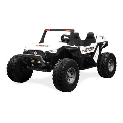 UTV electric pentru 4 copii, Kinderauto XXL Buggy, 400W 24V 14Ah, PREMIUM culoare Alba